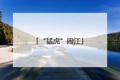 “猛虎”闹江
