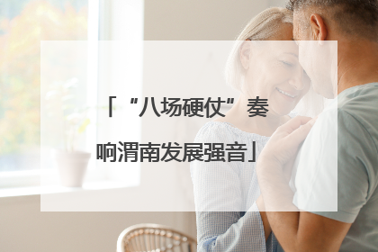 “八场硬仗”奏响渭南发展强音