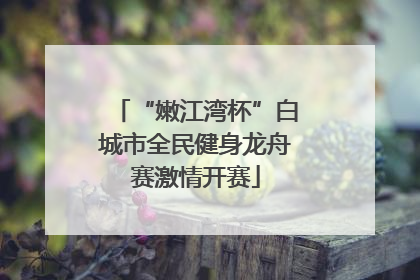 “嫩江湾杯”白城市全民健身龙舟赛激情开赛