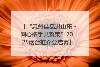 “忠州佳品进山东・同心携手共繁荣”2025烟台推介会启幕