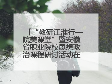 “教研江淮行—皖美课堂”暨安徽省职业院校思想政治课程研讨活动在芜湖高级职业技术学校举行