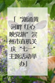 “潮涌黄河畔 红心映党旗”滨州市直机关庆“七一”主题活动举办
