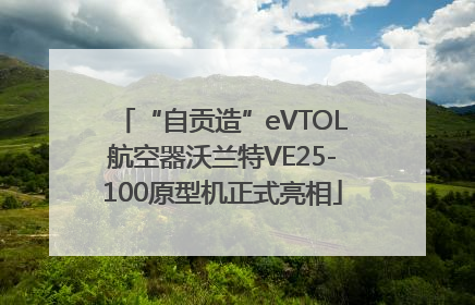 “自贡造”eVTOL航空器沃兰特VE25-100原型机正式亮相