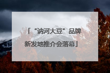 “讷河大豆”品牌新发地推介会落幕