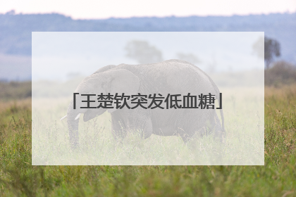 王楚钦突发低血糖