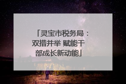 灵宝市税务局：双措并举 赋能干部成长新动能