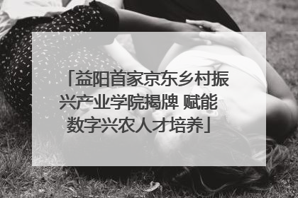 益阳首家京东乡村振兴产业学院揭牌 赋能数字兴农人才培养