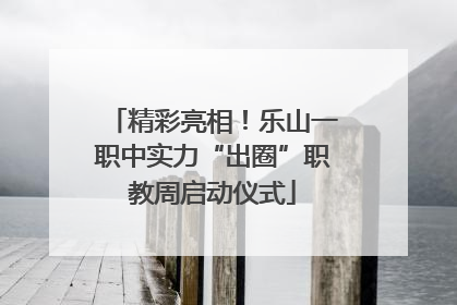 精彩亮相！乐山一职中实力“出圈”职教周启动仪式