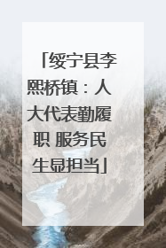 绥宁县李熙桥镇：人大代表勤履职 服务民生显担当