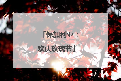 保加利亚：欢庆玫瑰节