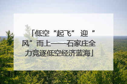 低空“起飞” 迎“风”而上——石家庄全力竞逐低空经济蓝海