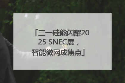三一硅能闪耀2025 SNEC展，智能微网成焦点