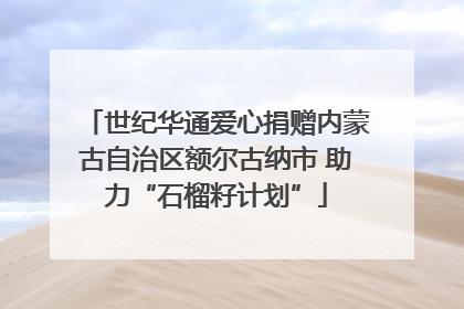 世纪华通爱心捐赠内蒙古自治区额尔古纳市 助力“石榴籽计划”