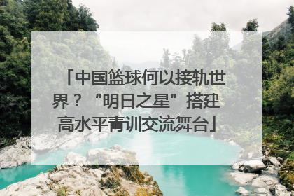 中国篮球何以接轨世界？“明日之星”搭建高水平青训交流舞台