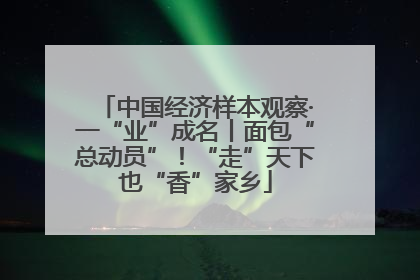中国经济样本观察·一“业”成名丨面包“总动员”！“走”天下也“香”家乡