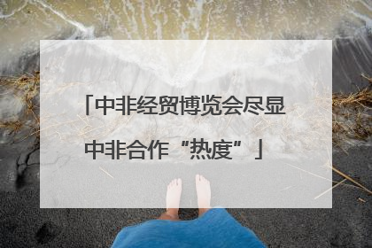中非经贸博览会尽显中非合作“热度”