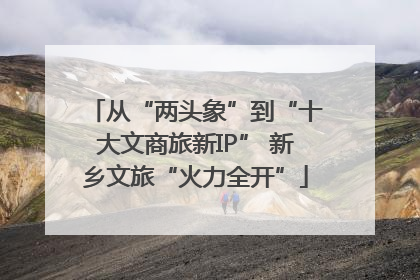 从“两头象”到“十大文商旅新IP” 新乡文旅“火力全开”