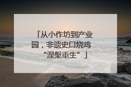 从小作坊到产业园，非遗史口烧鸡“涅槃重生”