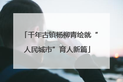 千年古镇杨柳青绘就“人民城市”育人新篇