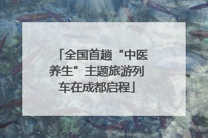 全国首趟“中医养生”主题旅游列车在成都启程