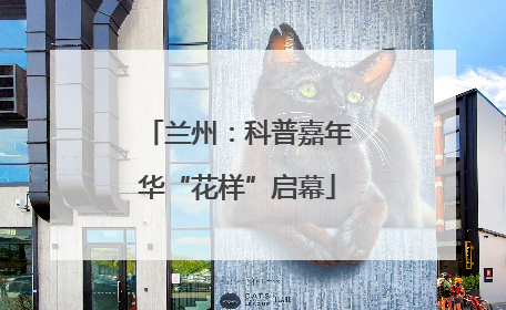 兰州：科普嘉年华“花样”启幕