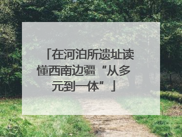 在河泊所遗址读懂西南边疆“从多元到一体”