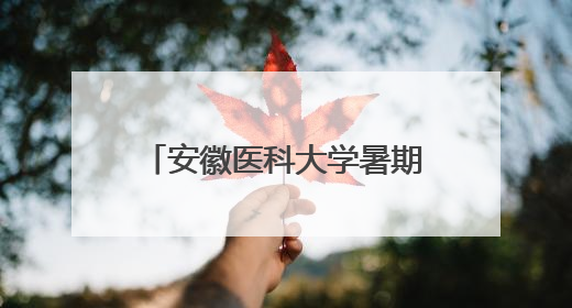 安徽医科大学暑期社会实践团获全国大学生“三下乡”社会实践活动优秀团队