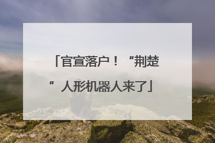 官宣落户！“荆楚”人形机器人来了