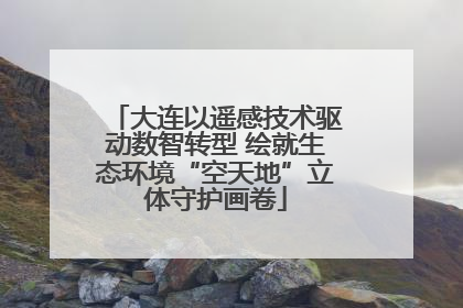 大连以遥感技术驱动数智转型 绘就生态环境“空天地”立体守护画卷