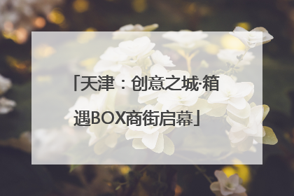 天津：创意之城·箱遇BOX商街启幕