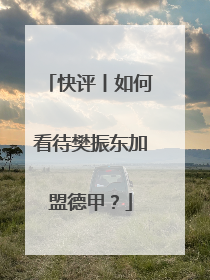 快评丨如何看待樊振东加盟德甲？