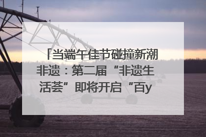 当端午佳节碰撞新潮非遗：第二届“非遗生活荟”即将开启“百young”新章