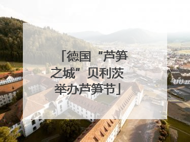 德国“芦笋之城”贝利茨举办芦笋节