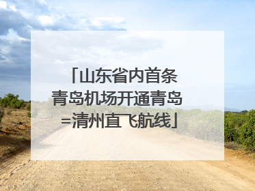 山东省内首条 青岛机场开通青岛=清州直飞航线