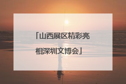 山西展区精彩亮相深圳文博会