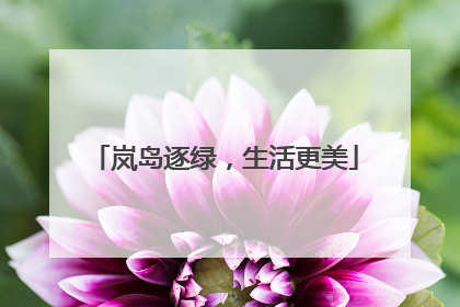 岚岛逐绿，生活更美