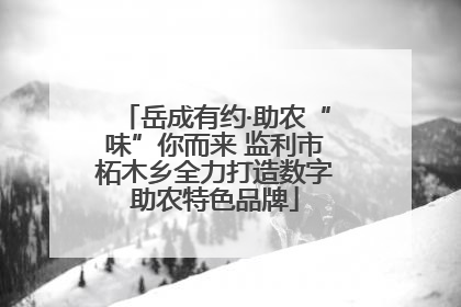 岳成有约·助农“味”你而来 监利市柘木乡全力打造数字助农特色品牌