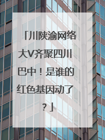 川陕渝网络大V齐聚四川巴中！是谁的红色基因动了？