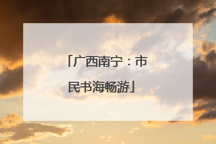 广西南宁：市民书海畅游