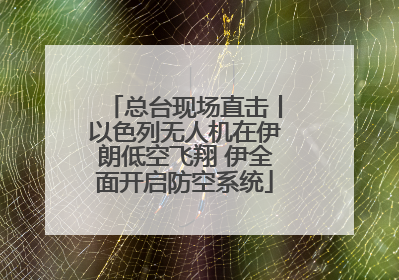 总台现场直击丨以色列无人机在伊朗低空飞翔 伊全面开启防空系统