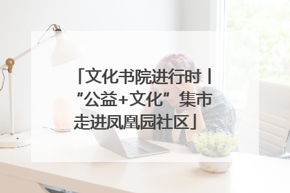 文化书院进行时丨“公益+文化”集市走进凤凰园社区