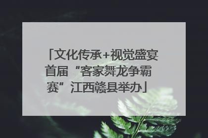 文化传承+视觉盛宴 首届“客家舞龙争霸赛”江西赣县举办