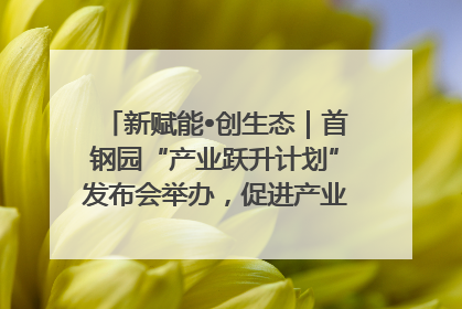 新赋能•创生态｜首钢园“产业跃升计划”发布会举办，促进产业合作交流走深走实