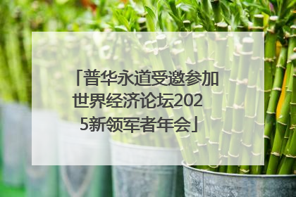 普华永道受邀参加世界经济论坛2025新领军者年会