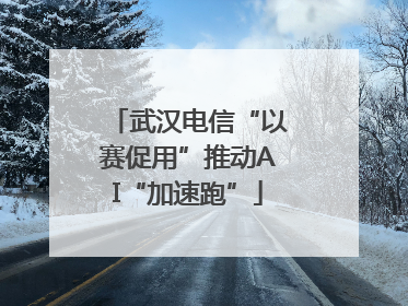 武汉电信“以赛促用”推动AI“加速跑”