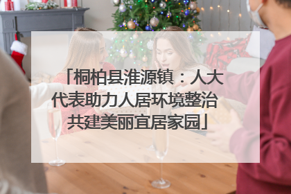 桐柏县淮源镇：人大代表助力人居环境整治 共建美丽宜居家园