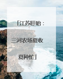 江苏盱眙：三河农场夏收夏种忙