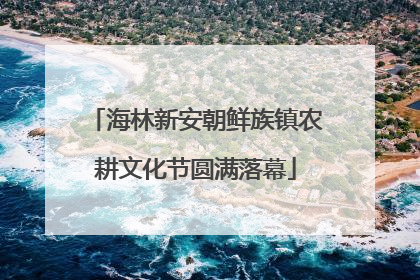 海林新安朝鲜族镇农耕文化节圆满落幕