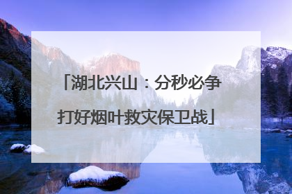 湖北兴山：分秒必争 打好烟叶救灾保卫战