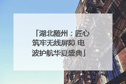 湖北随州：匠心筑牢无线屏障 电波护航华夏盛典